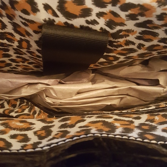 Mcklein Faux Patent Croco Laptop/Briefcase - Picture 8 of 8